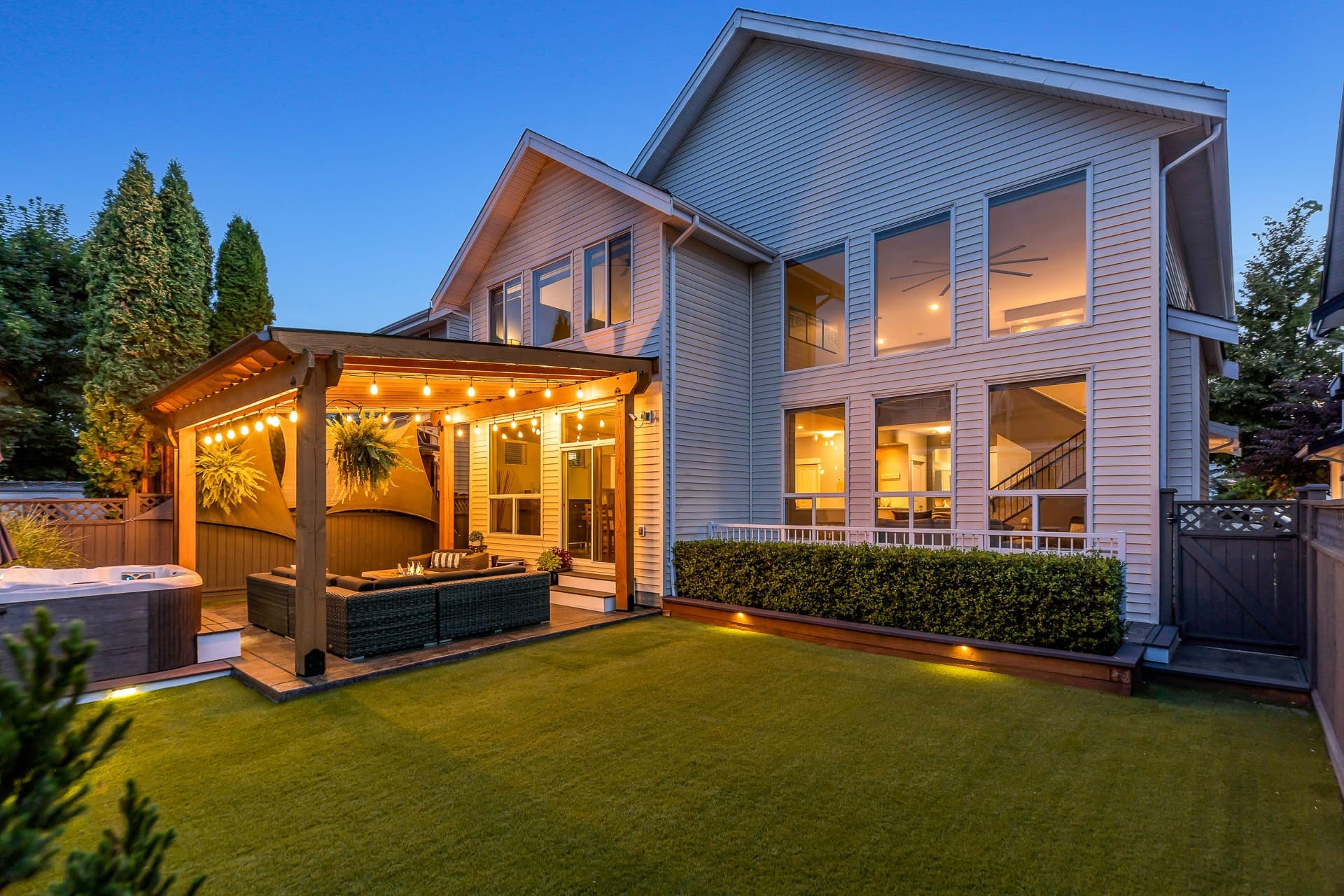 Langley Backyard Twilight